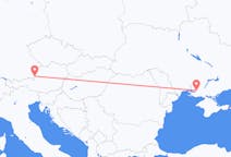 Flyg från Salzburg, Österrike till Cherson, Ukraina