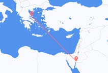 出发地 约旦出发地 亞喀巴目的地 希腊斯基亚索斯的航班