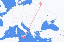Flyg från Malta (kommun), Malta till Minsk, Vitryssland