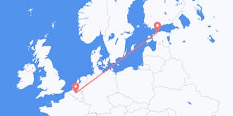 出发地 爱沙尼亚目的地 比利时的航班