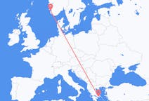 Flights from Stavanger to Athens