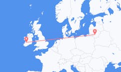 Vluchten van Shannon, Ierland naar Kaunas, Litouwen