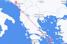 Flyreiser fra Paros, til Tivat