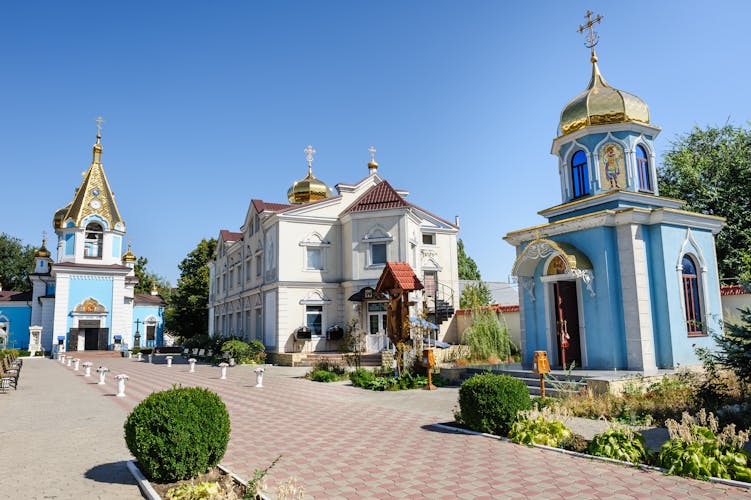 Ciuflea AKA Sf Teodor Tiron Monastery, Chisinau, Republic of Moldova. Was found by two brothers in 1858, Aromanian merchants who emigrated from Macedonia to Bessarabia in 1821.