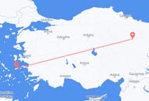 Flyg från Ikaria till Sivas