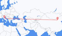 Flyrejser fra Hohhot, Kina til Perugia, Italien