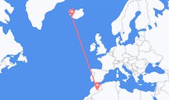 Flyg från Errachidia, Marocko till Reykjavík, Island