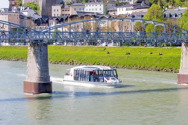 Crucero por el río y Palacio de Hellbrunn y las mundialmente conocidas fuentes acuáticas en Salzburgo