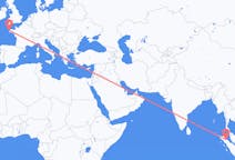 Flyreiser fra Medan, Indonesia til Brest, Frankrike