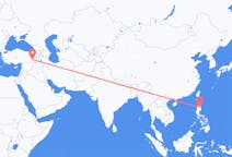 Flyreiser fra Tuguegarao City, Filippinene til Batman, Tyrkia