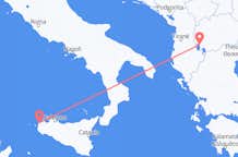 Vols de Trapani, Italie pour Ohrid, Macédoine du Nord