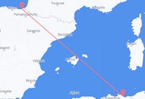Flyrejser fra Annaba, Algeriet til San Sebastian, Spanien