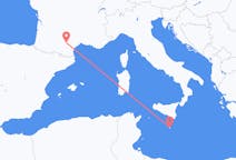 Vluchten van Castres, Frankrijk naar Malta, Malta