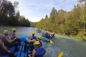 rafting on sava river in bled slovenia, the best rafting trip in the area