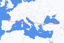 Рейсы из Витории-Гастейса, Испания в Орду, Турция