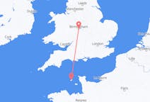 Flyg från Birmingham, England till Guernsey, Guernsey