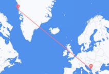 몬테네그로 티바트에서 출발해 그린란드 우퍼나비크에게(으)로 가는 항공편