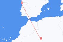 Vols d'Adrar, Algérie à Porto, portugal