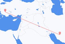 Flights from Shiraz to Denizli