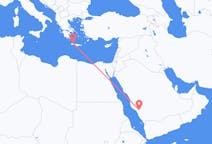 サウジアラビアのから アルバーハ、ギリシャのへ ハニアフライト