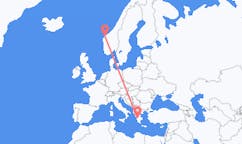 Flyreiser fra Ålesund, til Patras