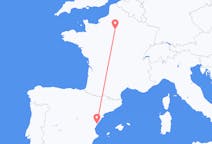 Voli da Castellon, Spagna to Parigi, Francia