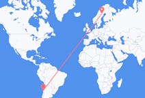 Flights from La Serena, Chile to Arvidsjaur, Sweden