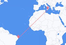 Flights from Recife, Brazil to Catania, Italy