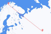 Flights from Yekaterinburg, Russia to Alta, Norway
