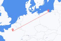 Loty z Gdańska, Polska do Paryża, Francja
