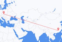 Flyreiser fra Ganzhou, Kina til Brno, Tsjekkia