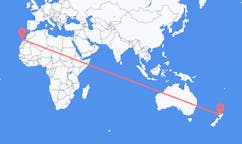 Voli da Taupo, Nuova Zelanda a Lanzarote, Spagna