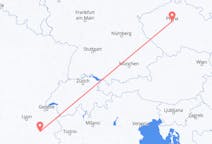 法国出发地 格勒诺布尔飞往法国目的地 布拉格的航班