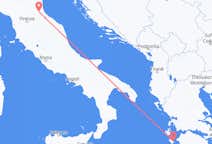 Vluchten van Forli naar Zakynthos-eiland