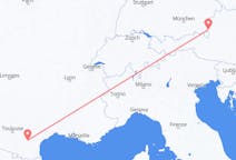 Flights from Carcassonne, France to Salzburg, Austria