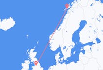 Flights from Svolvær, Norway to Manchester, the United Kingdom