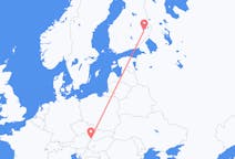 Flyreiser fra Bratislava, Slovakia til Joensuu, Finland