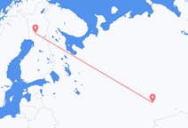 Flyreiser fra Yekaterinburg, Russland til Rovaniemi, Finland