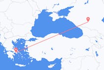 Flyrejser fra Mineralnye Vody, Rusland til Athen, Grækenland