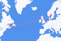 Flyrejser fra Charlottetown, Canada til Göteborg, Sverige