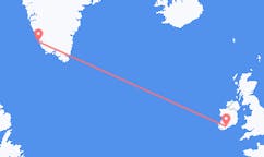 出发地 爱尔兰科克目的地 格陵兰帕缪特的航班