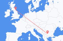 Flyreiser fra Newcastle upon Tyne, England til Sofia, Bulgaria