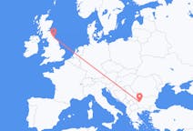 Flyreiser fra Newcastle upon Tyne, England til Sofia, Bulgaria