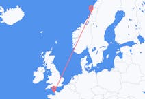 Loty z Brønnøysund, Norwegia do Świętego Heliera, Port lotniczy Jersey