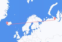 Loty z miasta Vorkuta do miasta Reykjavik