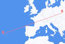 Flights from Pico Island, Portugal to Lublin, Poland