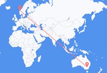 Vols de Narrandera, Australie vers Ålesund, Norvège