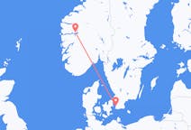 Vols de Sogndal, Norvège vers Malmö, Suède
