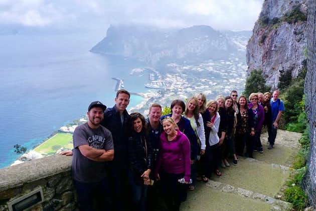 Capri och Blue Grotto Day Tour från Neapel eller Sorrento