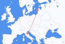 Flyreiser fra Palanga, Litauen til Perugia, Italia